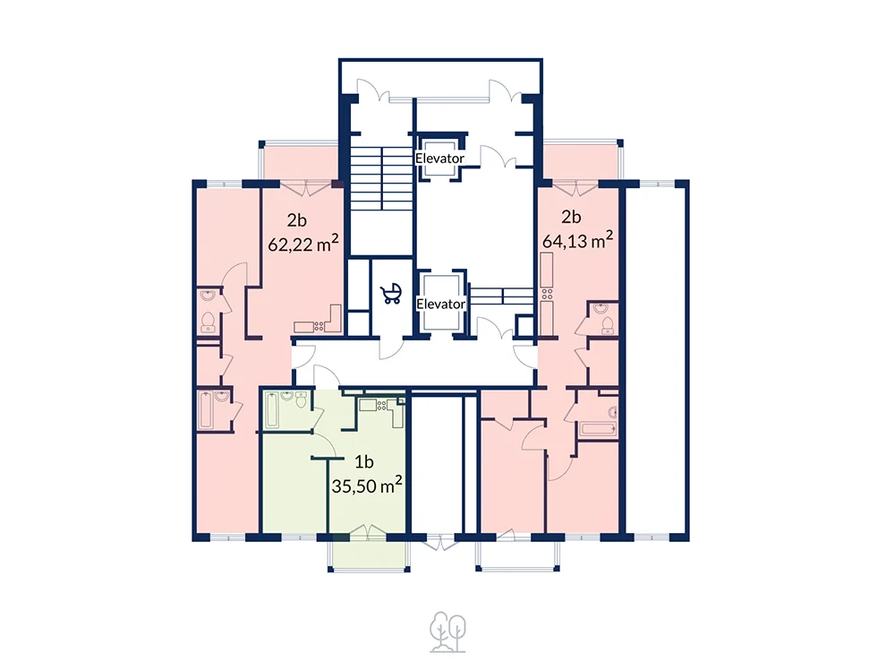 Floor Plan with Square footage