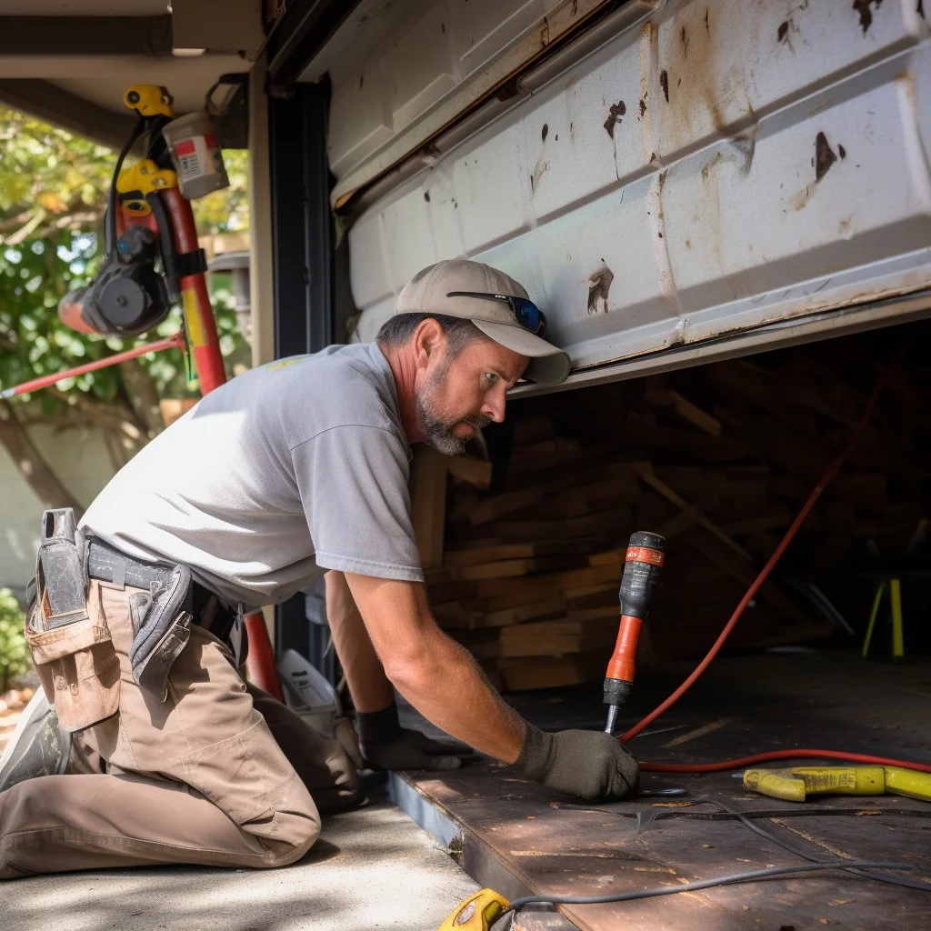when to get a professional garage door repair