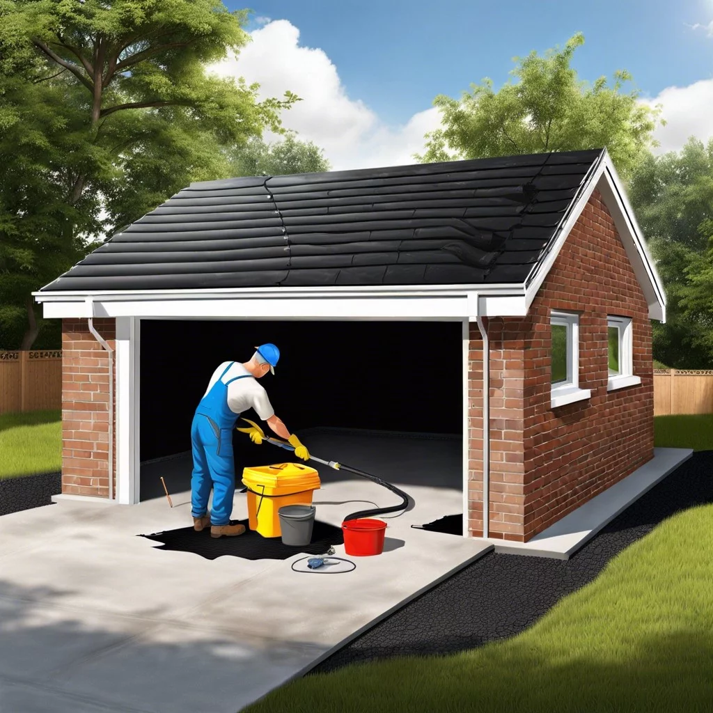 how to fix a leaking garage roof