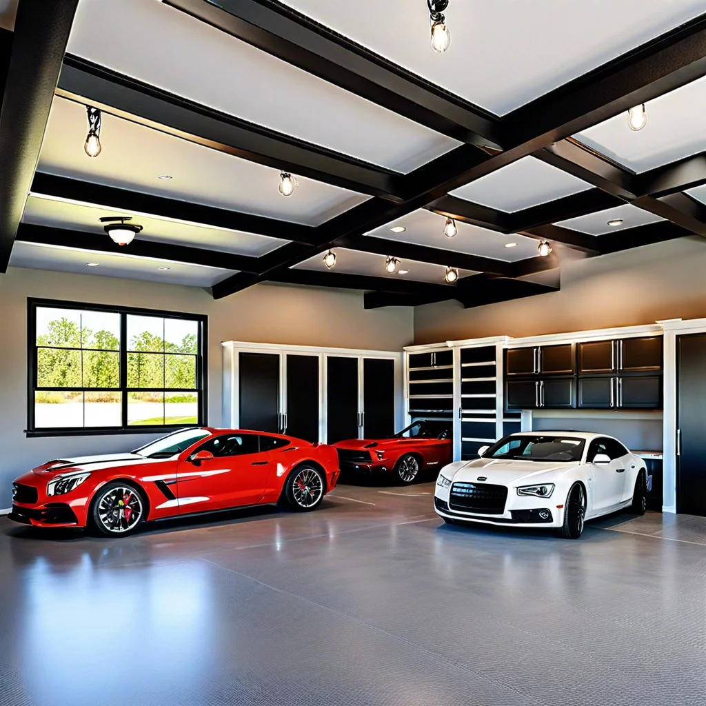 ideal 4 car garage dimensions