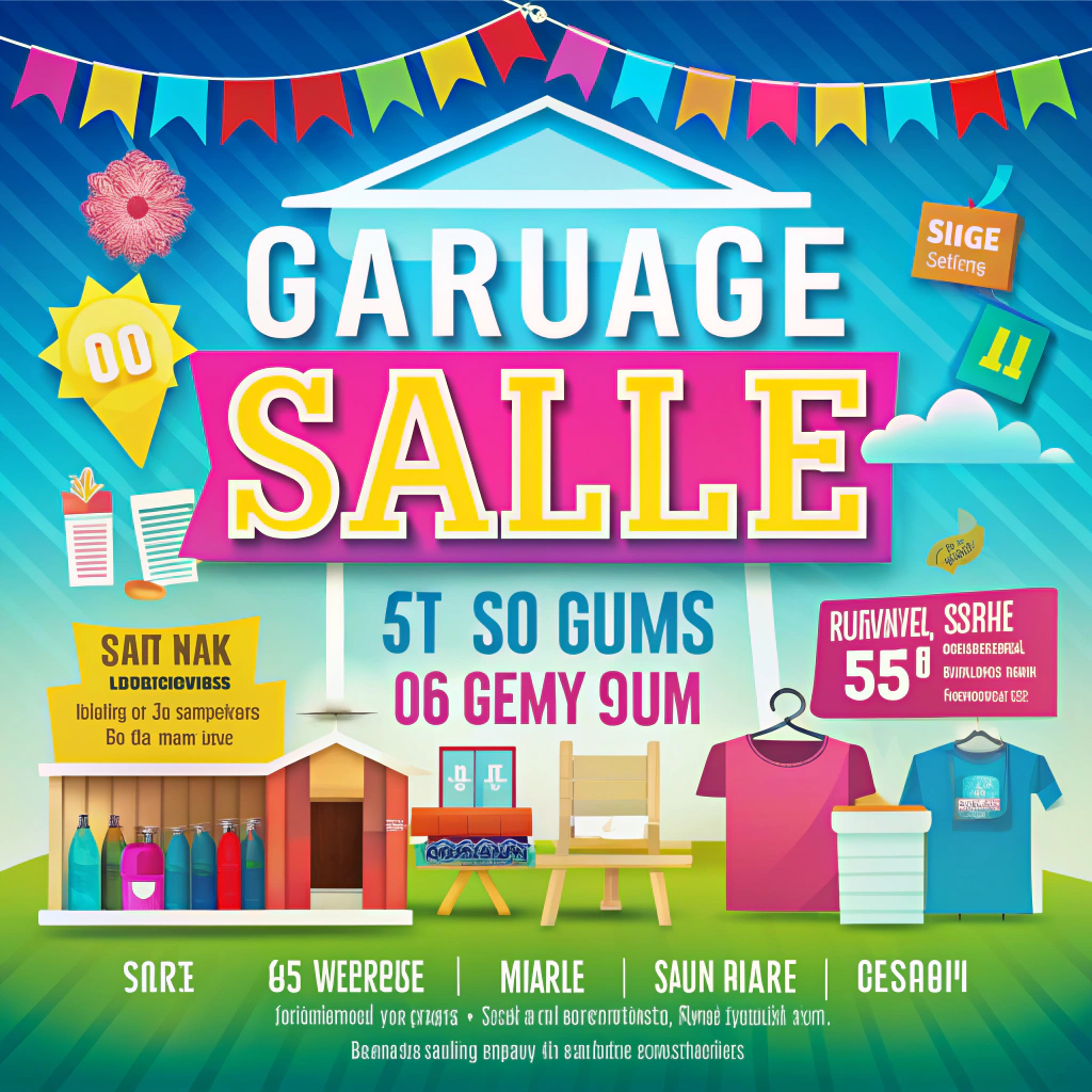 create colorful flyers with catchy slogans