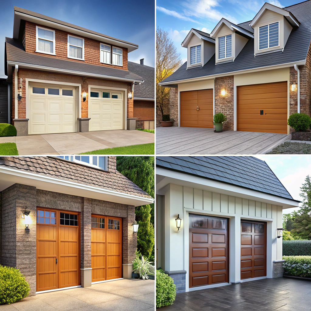 types of garage doors and their costs